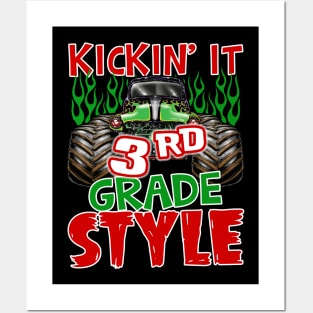 Kickin it 3rd Grade Back to School Teacher Posters and Art